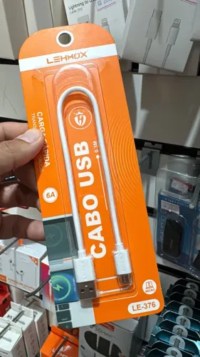 Cabos Curtos para iphone, tipo-C ou Modelo antigo V8 -  Carga rápida!