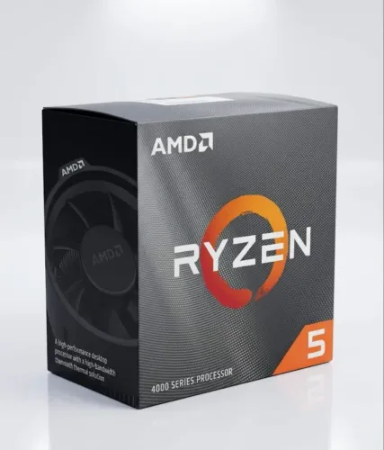 Processador Ryzen 5 4500, 6 núcleos, 12 threads (vem com air cooler junto+pasta térmica)