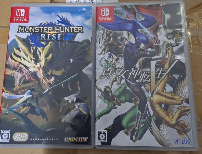 Shin Megami Tensei V e Monster Hunter Rise