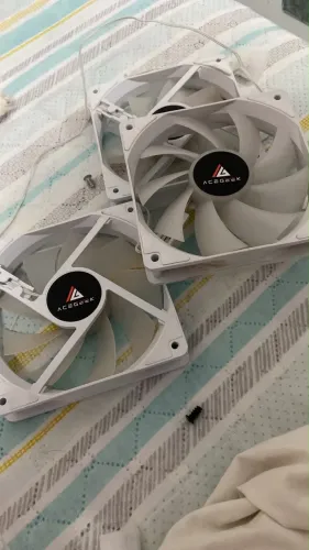Kit 3 Fans Acegeek - Ventoinha/Fan RGB