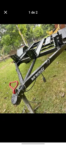 Carretinha para levar moto