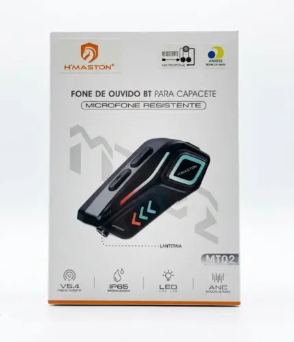 HMaston MT02 Fone Bluetooth Externo Para Capacete