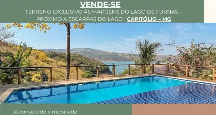 Pousada Maravilhosa em Capitólio - MG à venda 70.000m2 c/10 quartos, 20 vgs com enorme pot