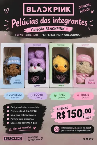Pelúcias Black pink