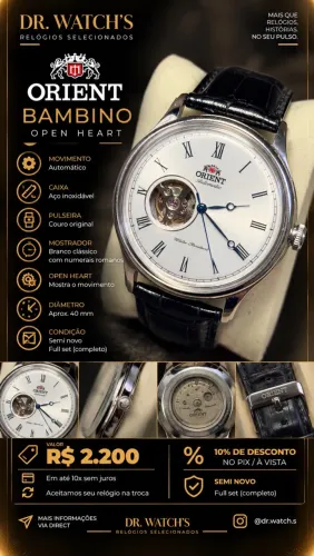 Orient bambino seminovo full set