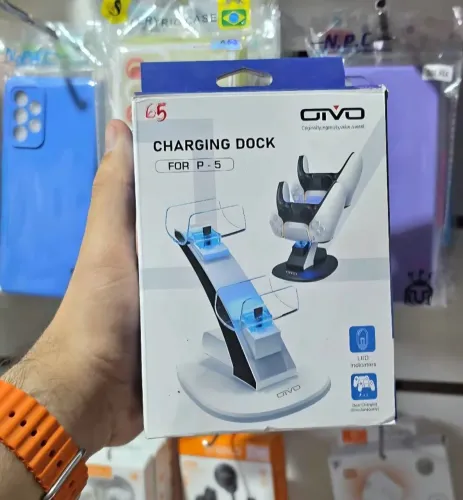 Carregador Duplo para Controles PS5 (SOMOS LOJA)