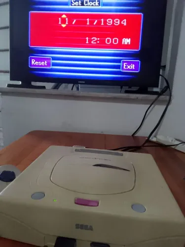 Sega Saturn funcionando leia a descrição