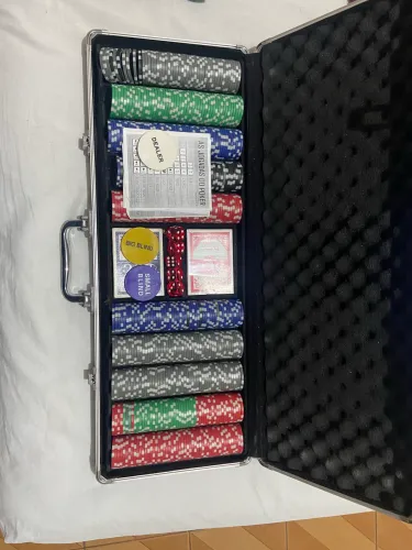 Maleta de poker 500 fichas