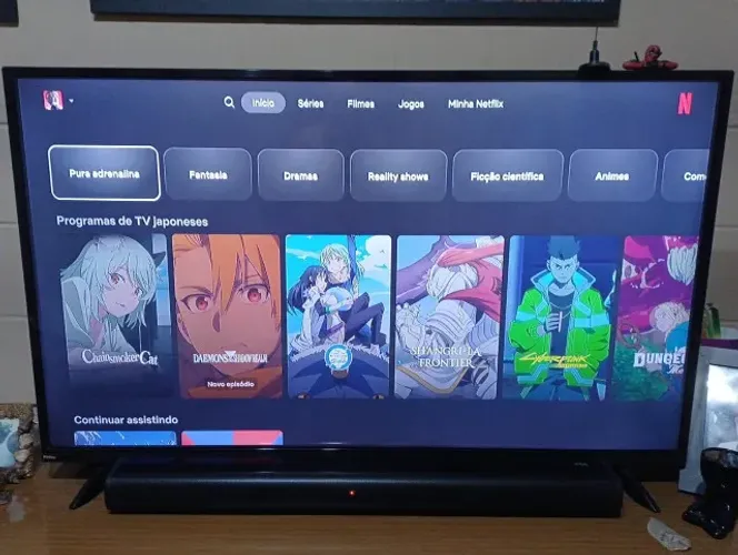 Smart TV LED Philco 49" LEIA O ANÚNCIO PH49F30DSGWA HDMI, USB