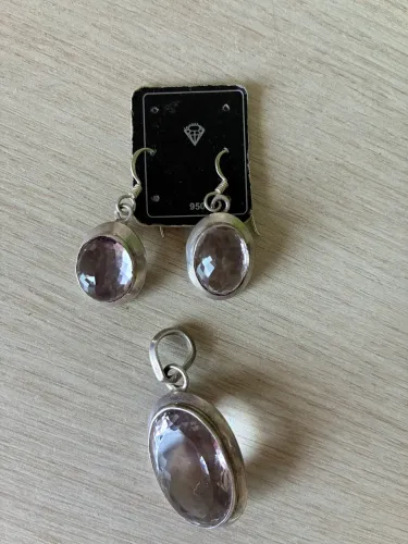 Conjunto em prata de Bali