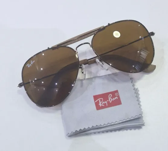 Ray Ban Rb3422q Aviator Craft Couro Marrom Original 62mm