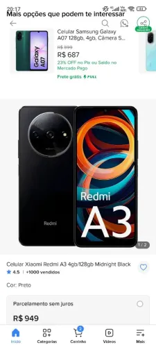 Xiaomi mi a3 seminovo 