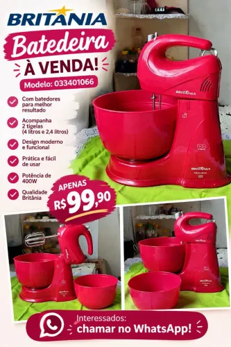 Batedeira Britânia Pérola Maxx