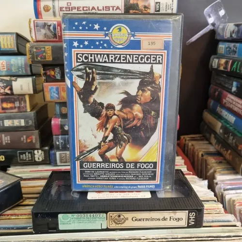 Guerreiros de Fogo Vhs Legendado Arnold Schwarzenegger