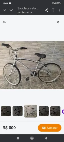 Bicicleta Caloi 100 alumínio