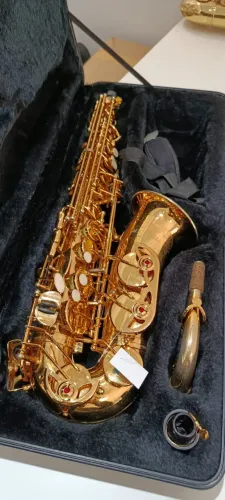 Sax Alto Mib Michael Laqueado Usado R$ 2.000,00 em até 12x Sem juros no Cartão