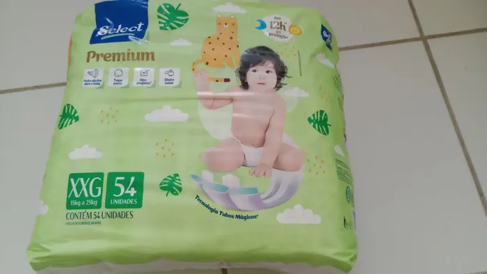 Fraldas descartáveis para bebê