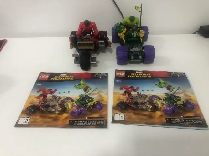 RARO!! Lego Hulk Hulk Vermelho 76078 Marvel Super Heroes Vingadores