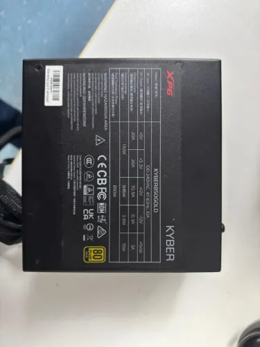 Fonte XPG Kyber 850W 80 Plus Gold ATX 3.1 - Preto