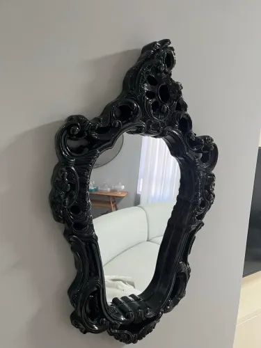 Espelho de gesso estilo barroco 