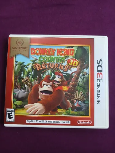 Jogo Donkey Kong Country Returns 3D - Nintendo 3DS / 2DS (Nintendo Selects)