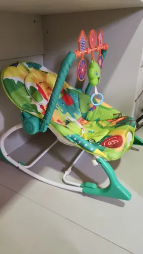 Cadeira de Descanso Galzerano Musical e Vibratória para Bebê - Até 18kg
