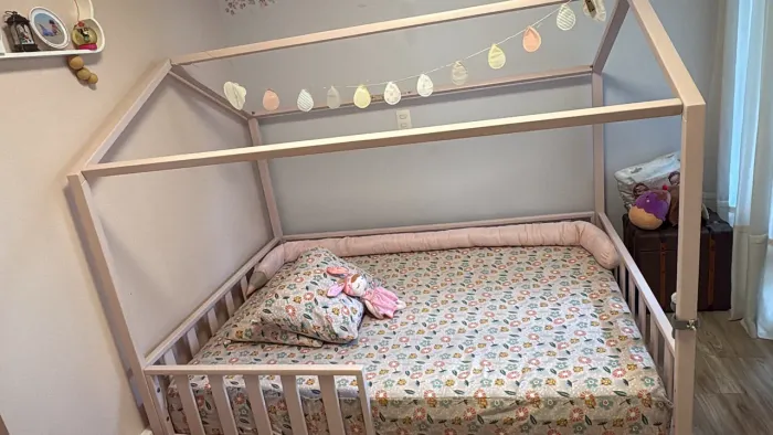 Cama casinha infantil Tam casal com colchão