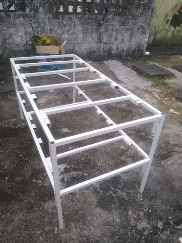 Mesa aço desmontável