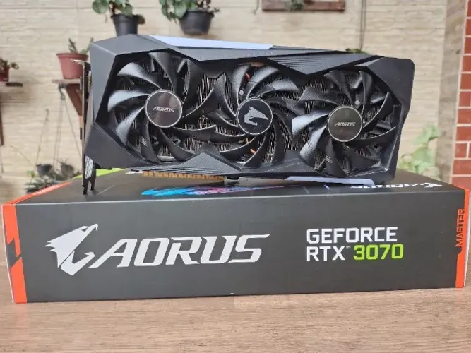RTX 3070 AORUS Master 8GB - Edição Limitada+NF