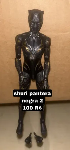 Shuri pantera negra 2 Marvel legends sem caixa