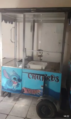Vendo esta carroça de churros completa 