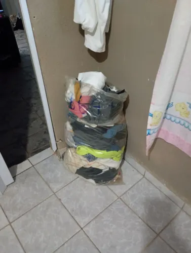 Doação de roupa, buscar no Gama