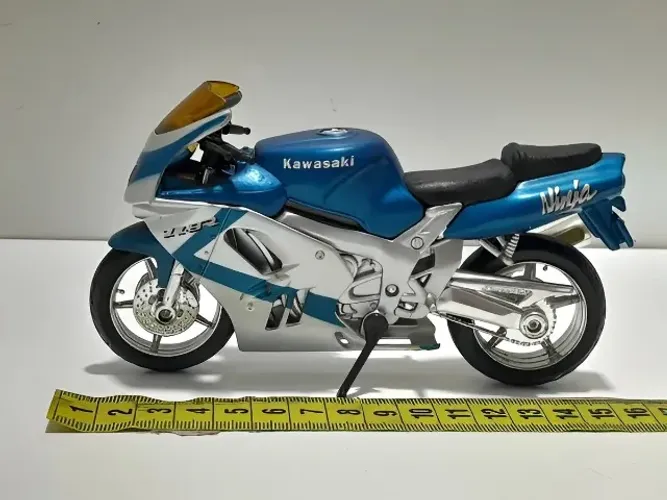 Miniatura Kawasaki Ninja Zx-9r 1/12 Azul