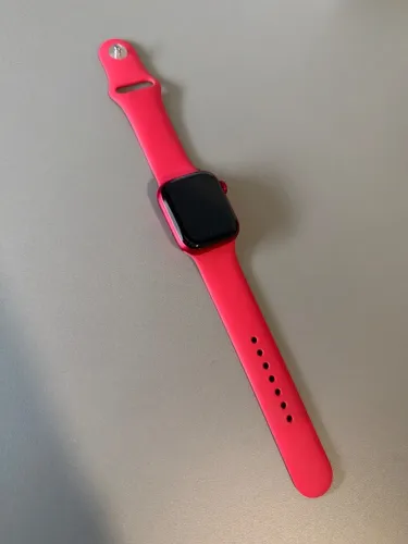 Apple Watch Series 9 GPS Caixa (PRODUCT)RED de Alumínio 41mm Pulseira Esportiva
