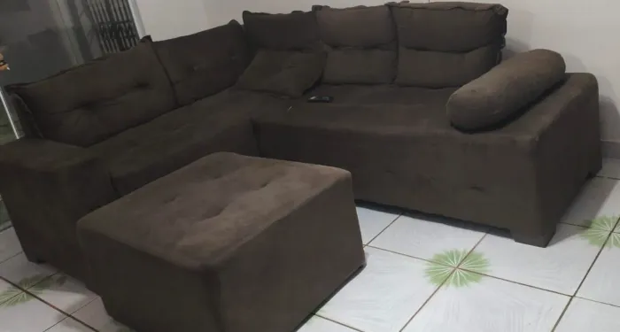 Sofá e puff