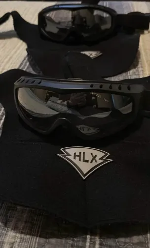Compre:Dois Óculos táticos lentes transparentes, e dois protetores de pescoço grátis