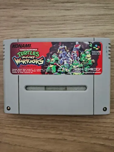 Teenage Mutant Ninja Turtles: Mutant Warriors Super Nintendo SNES SFC Famicom Original