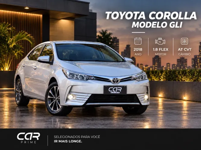 Toyota Corolla GLI 1.8 Flex 16V Aut. 2018