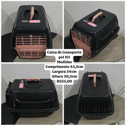 Caixa de transporte pet tamanho 3
