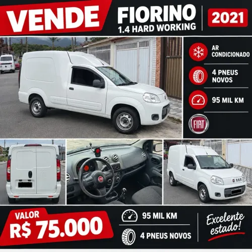 Fiat Fiorino Furgão Work. Hard 1.4 Flex 8V 2P 2020