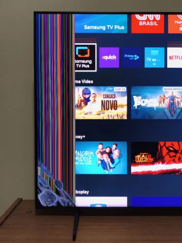 Tv SAMSUNG 75' Tela Quebrada