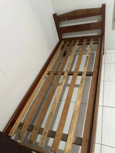 cama solteiro madeira maciça