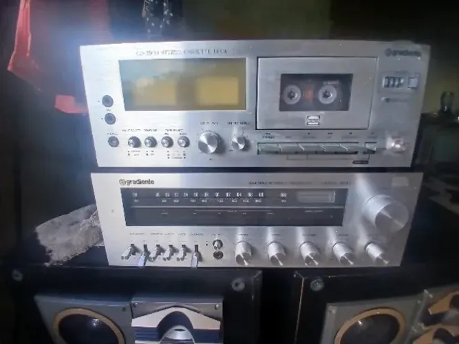 Gradiente receiver mod. 1200 + deck mod. cd3500