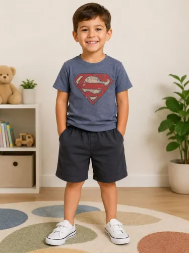 Conjunto infantil super man 