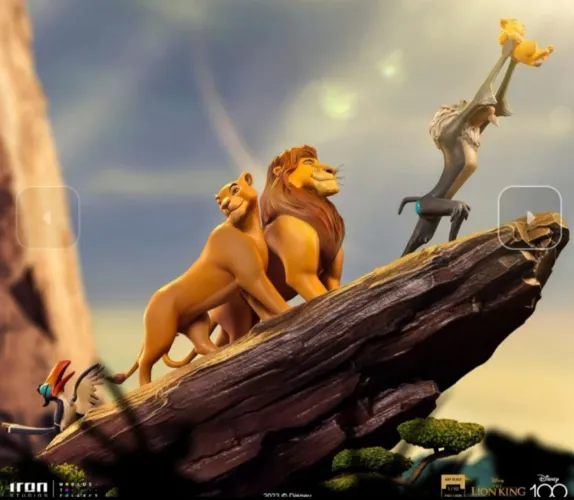 The Lion King Deluxe Iron Studios O Rei Leão