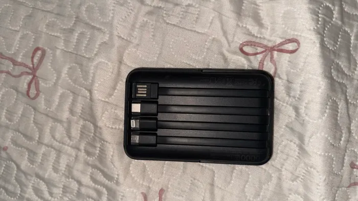 Carregador Portatil Induçao sem Fio-Compativel com Android tipo C e iphone entre outros