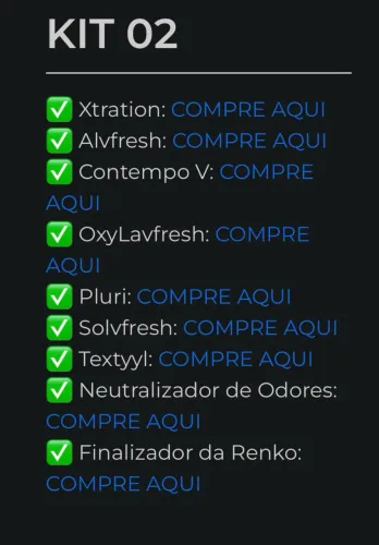Equipamento completo e produtos para limpeza dos estofados e colchões 