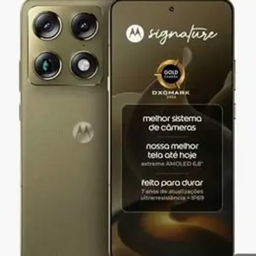 Smartphone Motorola Signature 5G - 512GB 12GB RAM + 12GB RAM Boost, 3 cameras 50MP Sony Ly
