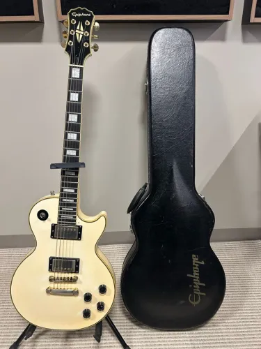 Guitarra Epiphone Les Paul Custom Branca