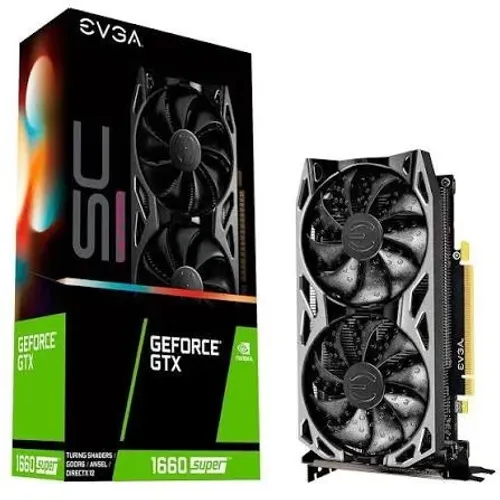 Placa de Vídeo EVGA NVIDIA GeForce GTX 1660 Super SC Ultra Gaming, 6GB, GDDR6